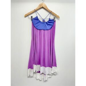 Calypso Mini Dress Size Extra Small Spaghetti‎ Strap Lilac Sleeveless Stretchy